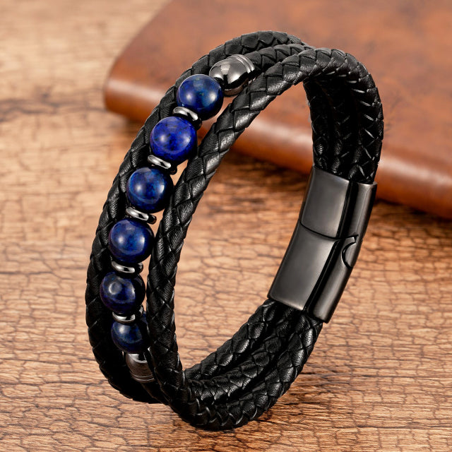 Men Multilayer Leather Bracelets