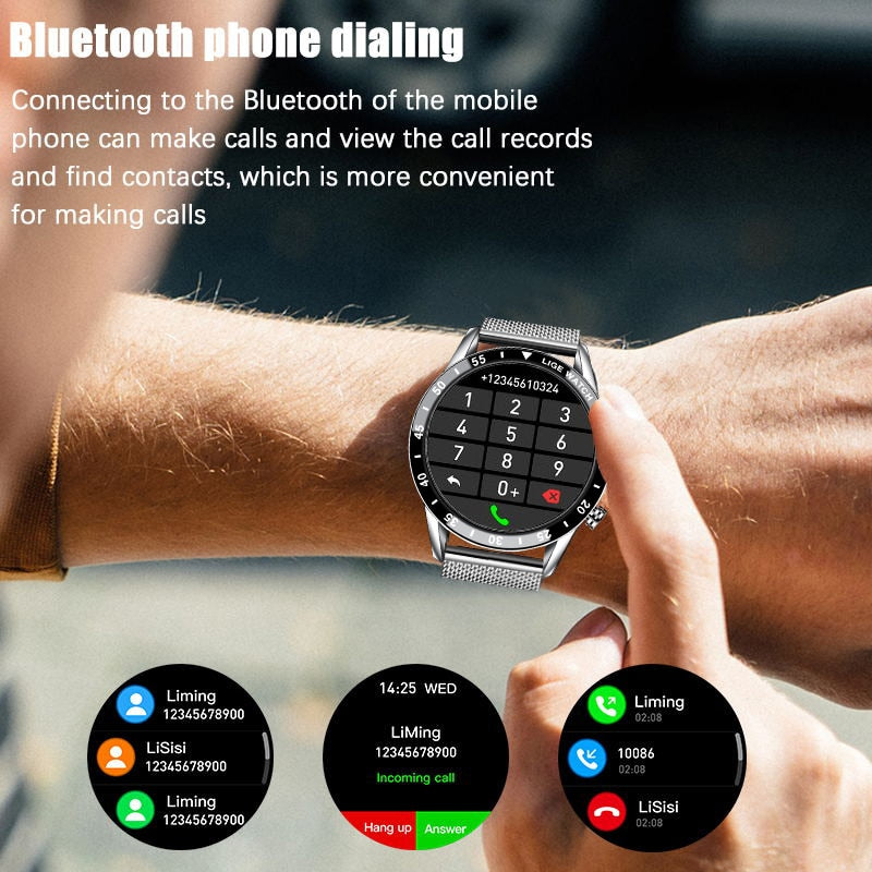 Men’s New Smart Watch Touch Screen Sports Fitness Watch Waterproof Bluetooth