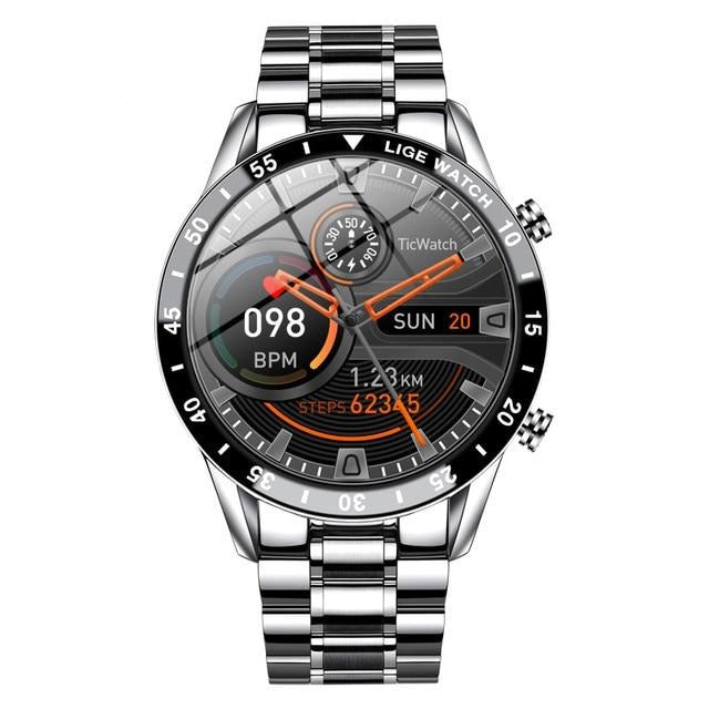 Men’s New Smart Watch Touch Screen Sports Fitness Watch Waterproof Bluetooth