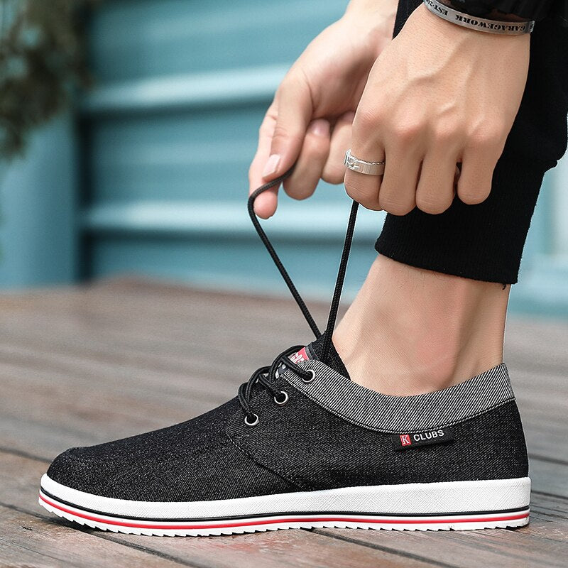 Men Casual Lace-up Canvas - Lazy Shoes for Outdoor