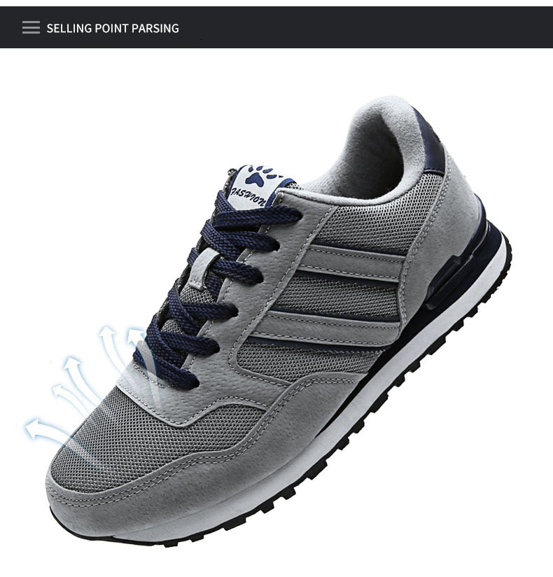 Men Casual Comfortable Lace-up Sneakers