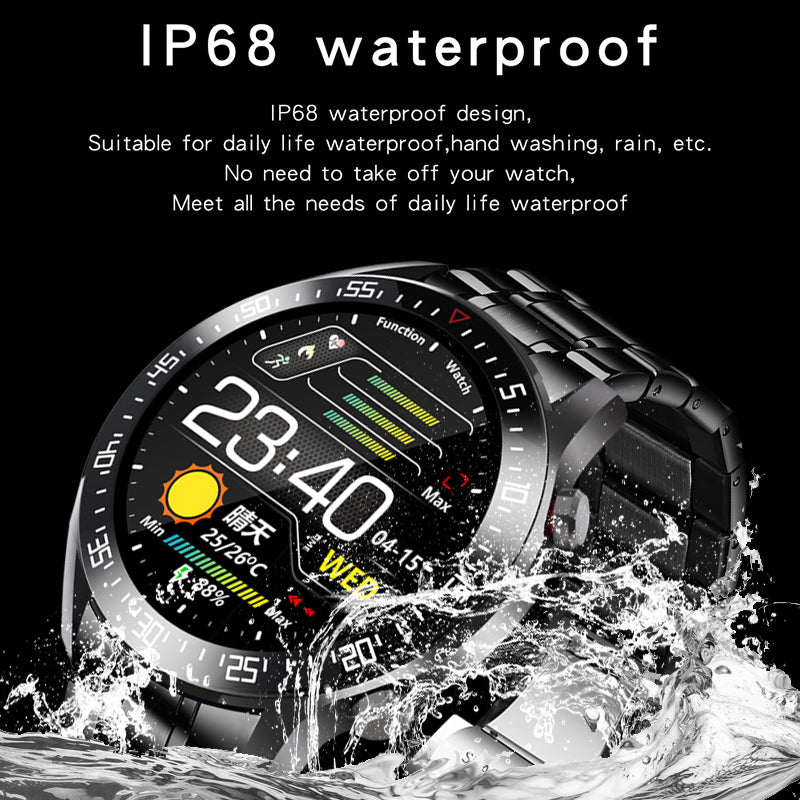 Touch Screen Mens Smart Watch IP68 Waterproof