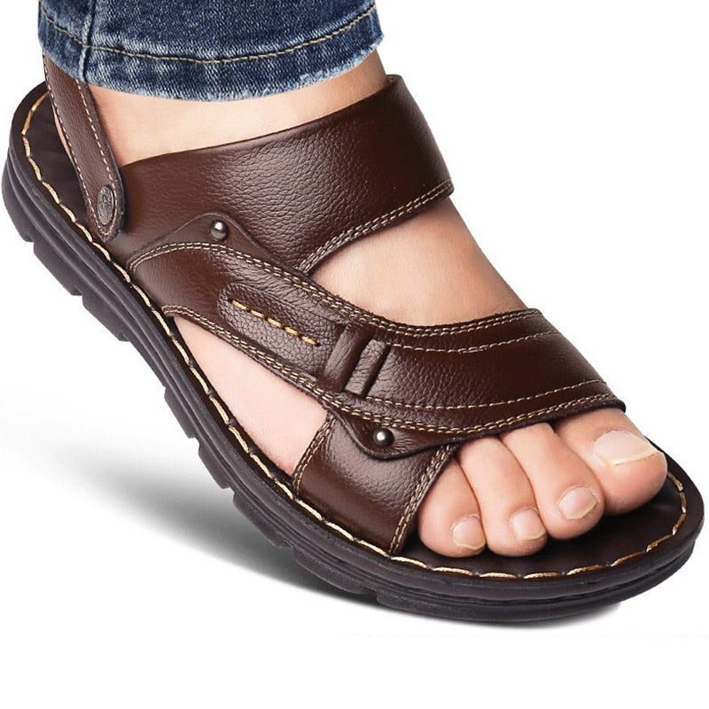 WanderlustSole™ - Men's Non-slip Leather Sandals