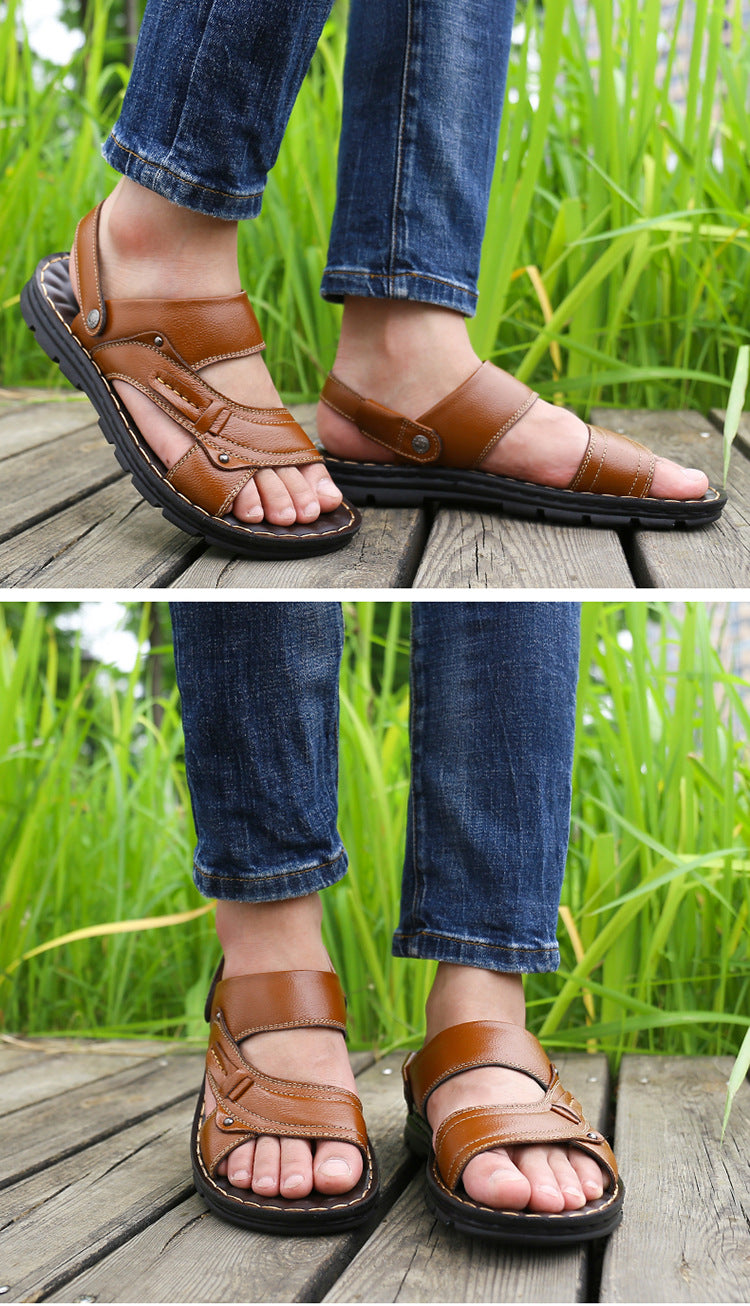 WanderlustSole™ - Men's Non-slip Leather Sandals