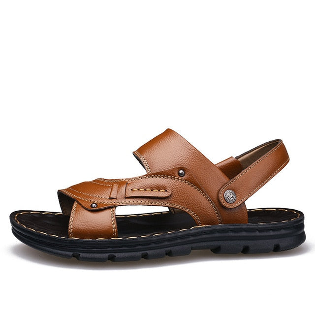 WanderlustSole™ - Men's Non-slip Leather Sandals