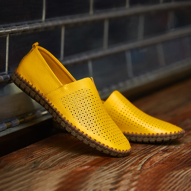 Dwayne Genuine Cow Leather Handmade Mens Loafers