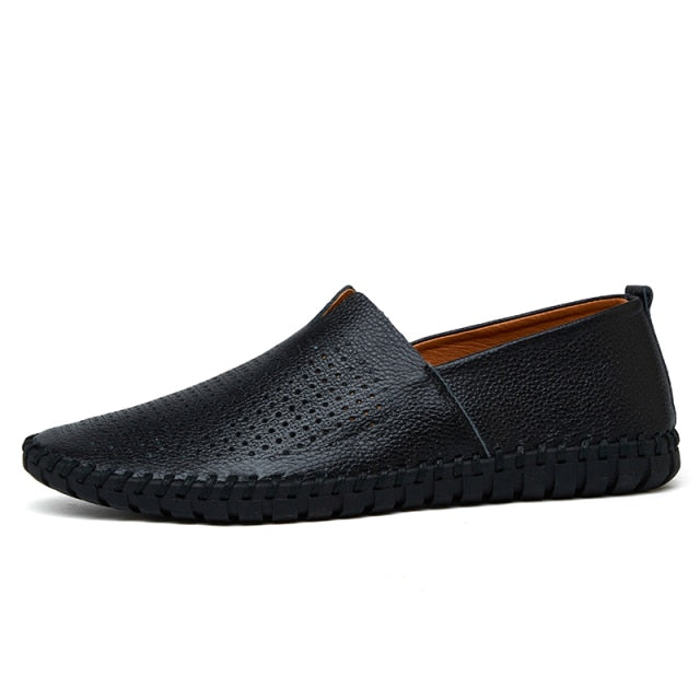Dwayne Genuine Cow Leather Handmade Mens Loafers