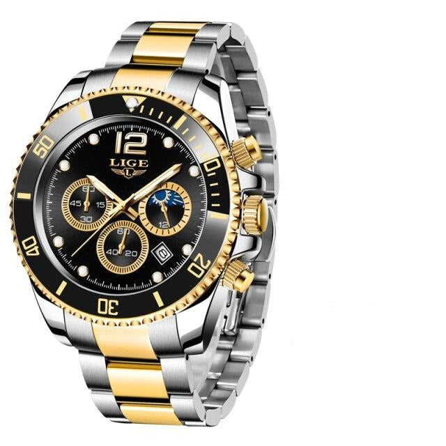 Men Business Stainless Luxury Watch - Quartz