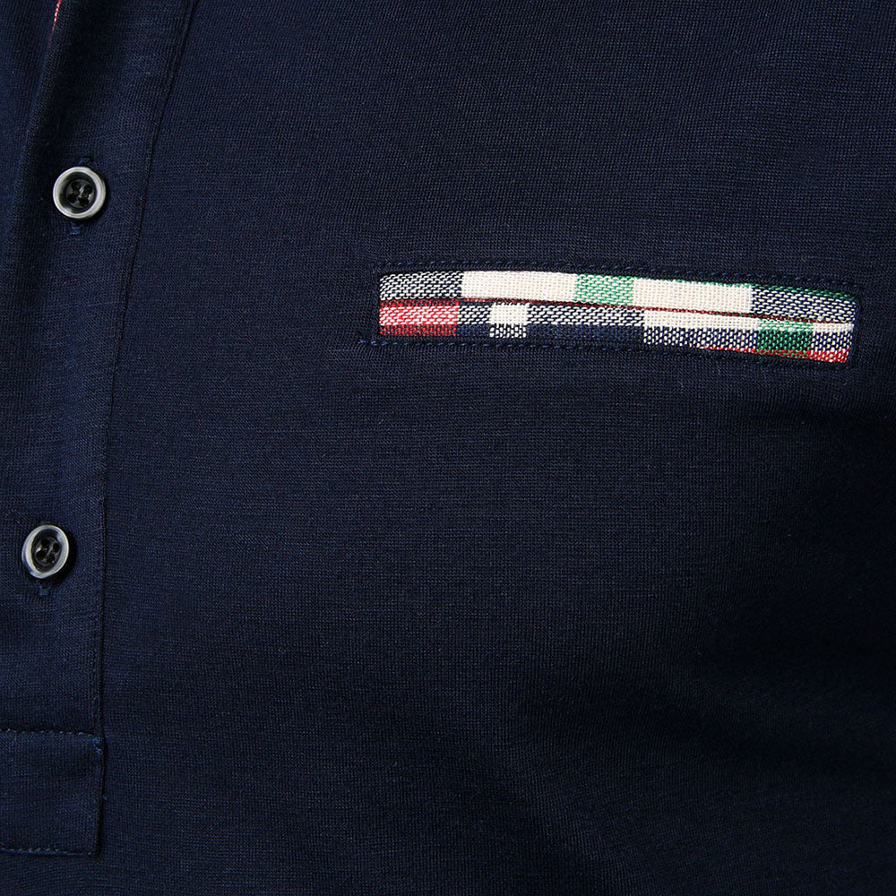 Men Slim Polo Shirt Short Sleeve