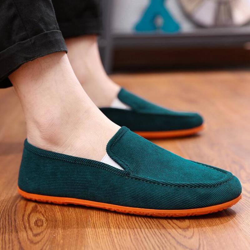 Men's Variety of Color Canvas Peas Shoes Trendy Lazy Casual Large