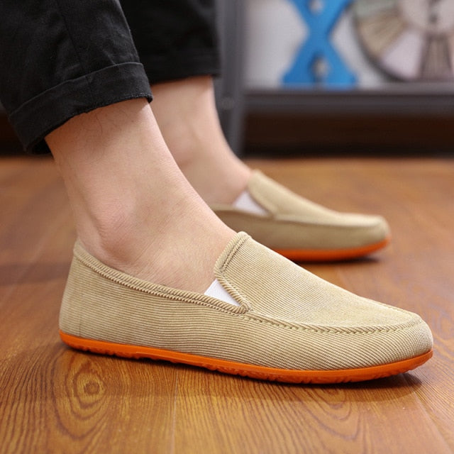 Men's Variety of Color Canvas Peas Shoes Trendy Lazy Casual Large