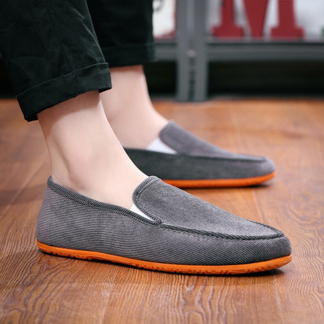 Men's Variety of Color Canvas Peas Shoes Trendy Lazy Casual Large