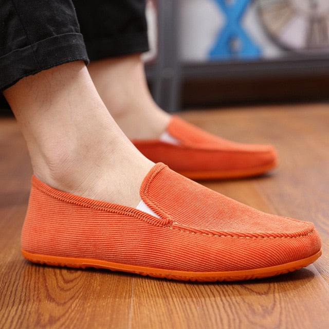 Men's Variety of Color Canvas Peas Shoes Trendy Lazy Casual Large