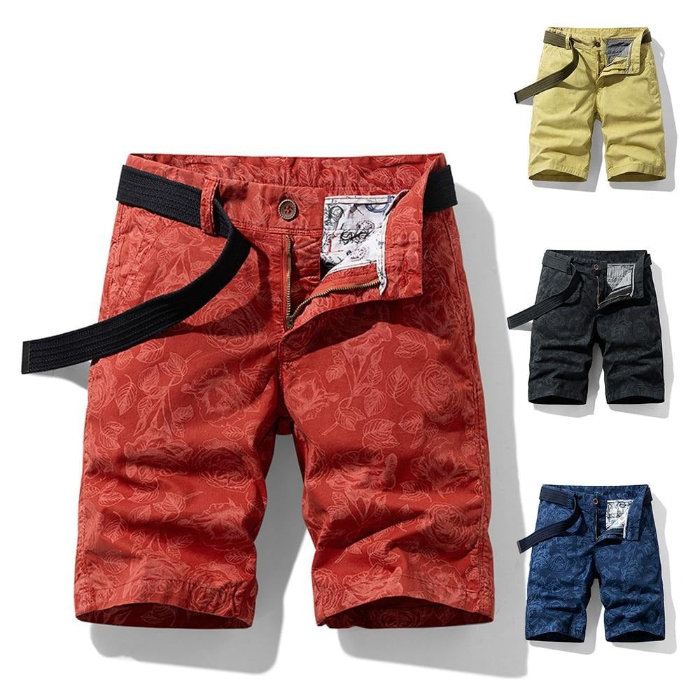 DuraChill™ - Men's Cotton Floral Print Shorts