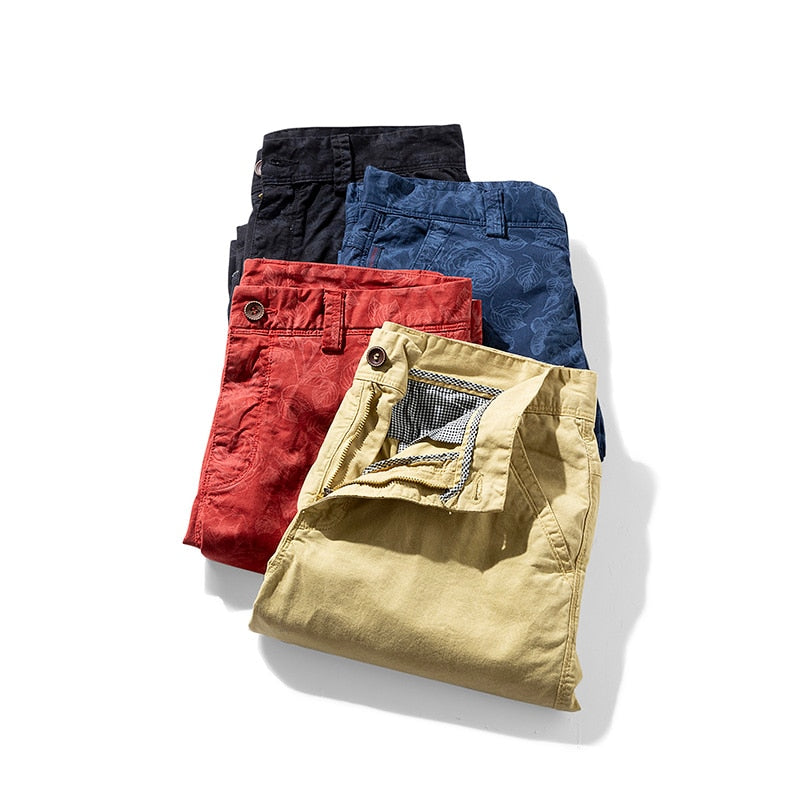 DuraChill™ - Men's Cotton Floral Print Shorts