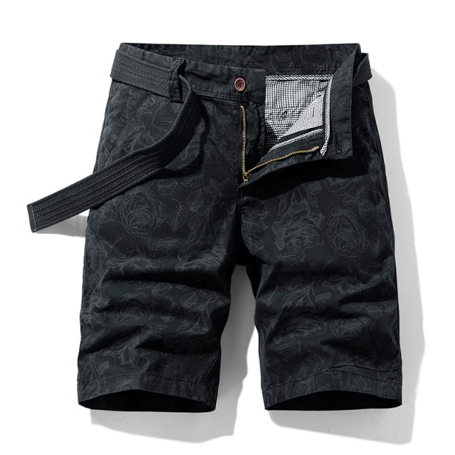 DuraChill™ - Men's Cotton Floral Print Shorts