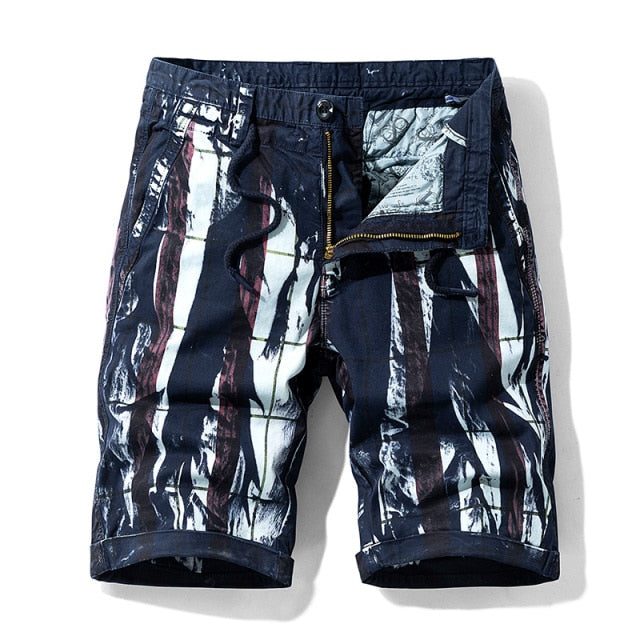 DuraChill™ - Men's Cotton Floral Print Shorts