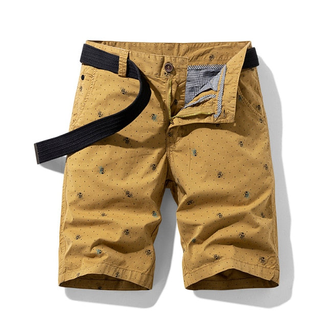 DuraChill™ - Men's Cotton Floral Print Shorts