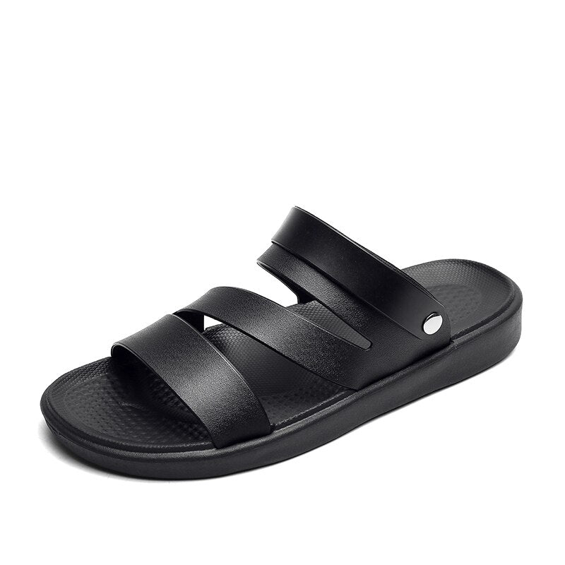 ConquerorComfort™ - Roman Leather Lightweight Sandals
