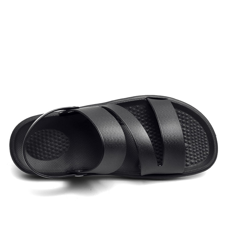ConquerorComfort™ - Roman Leather Lightweight Sandals