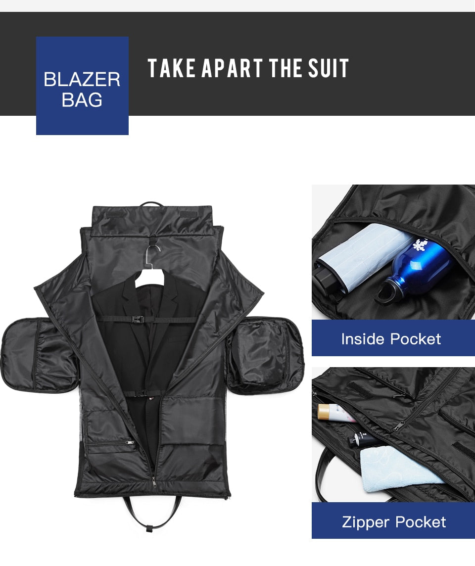 Travel Bag Multifunction Men Suit Storage Large Capacity Luggage Shoes Pocket