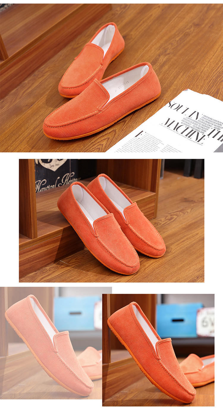 Men's Variety of Color Canvas Peas Shoes Trendy Lazy Casual Large