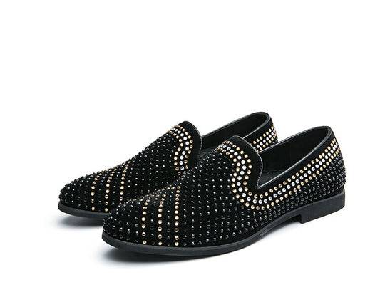 Rhinestones Dress Shoes Luxury Italian  Formal