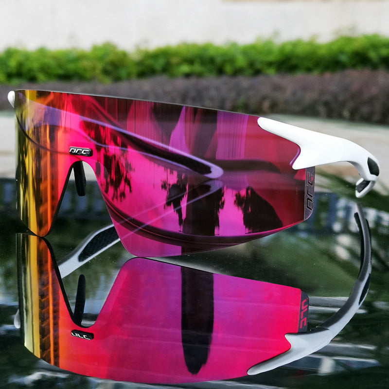 NRC 3 Lens UV400 Cycling Sunglasses TR90 Sports Bicycle Glasses MTB Mountain Bike Fishing Hiking Riding Eyewear for men women