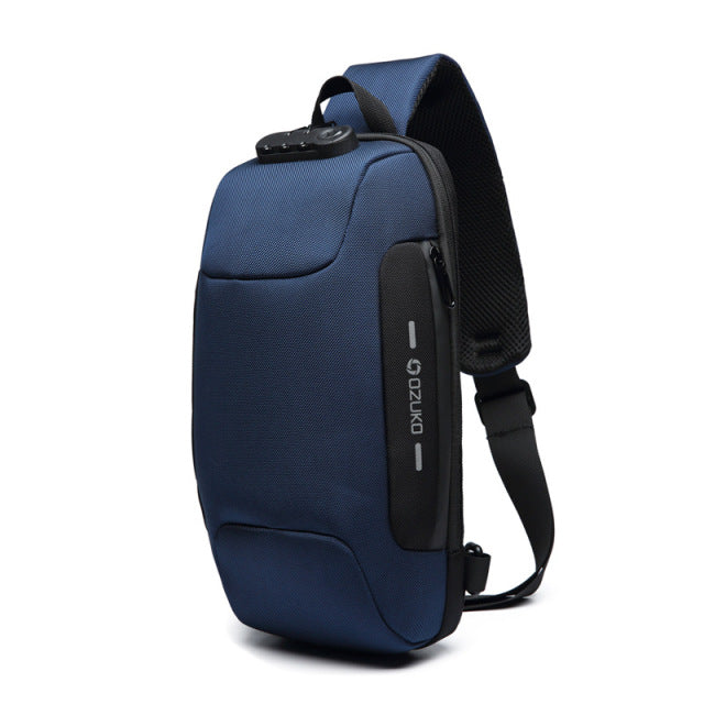 Multifunction USB Crossbody Bag Anti-Theft Shoulder Messenger Bags