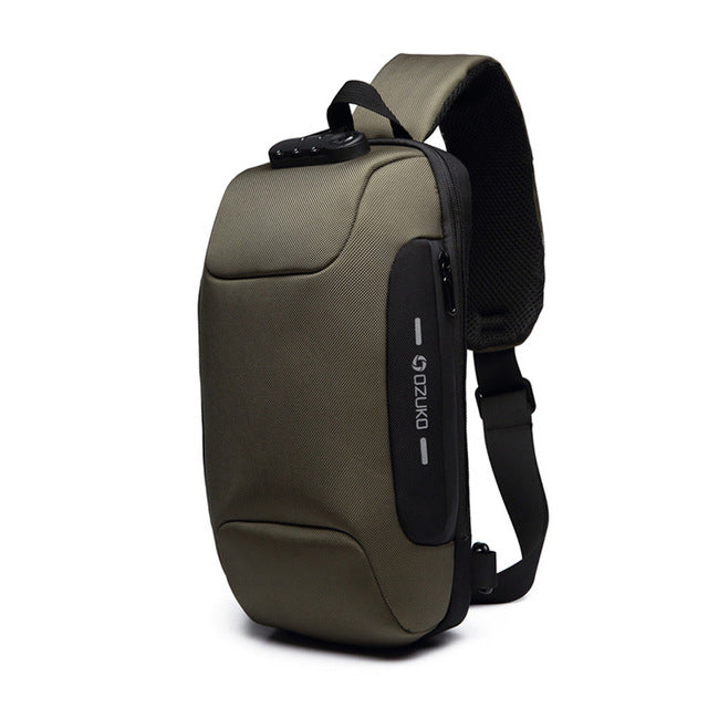 Multifunction USB Crossbody Bag Anti-Theft Shoulder Messenger Bags