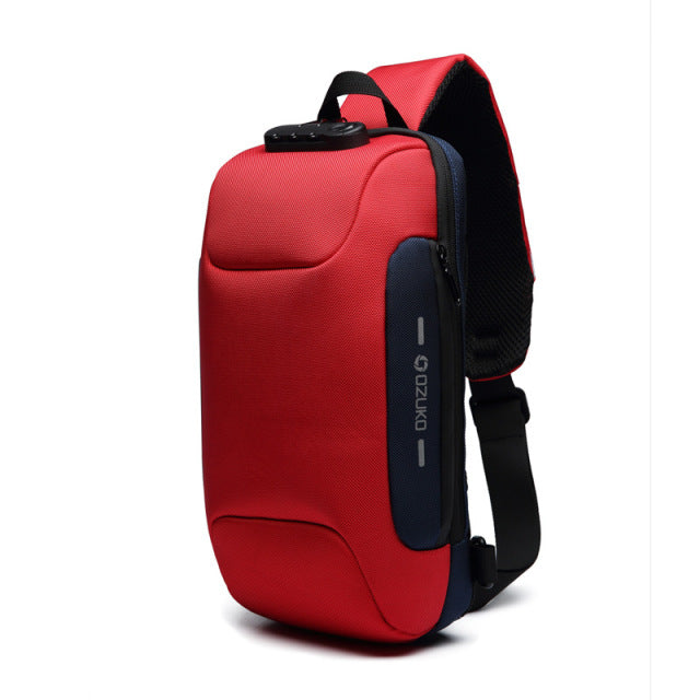 Multifunction USB Crossbody Bag Anti-Theft Shoulder Messenger Bags