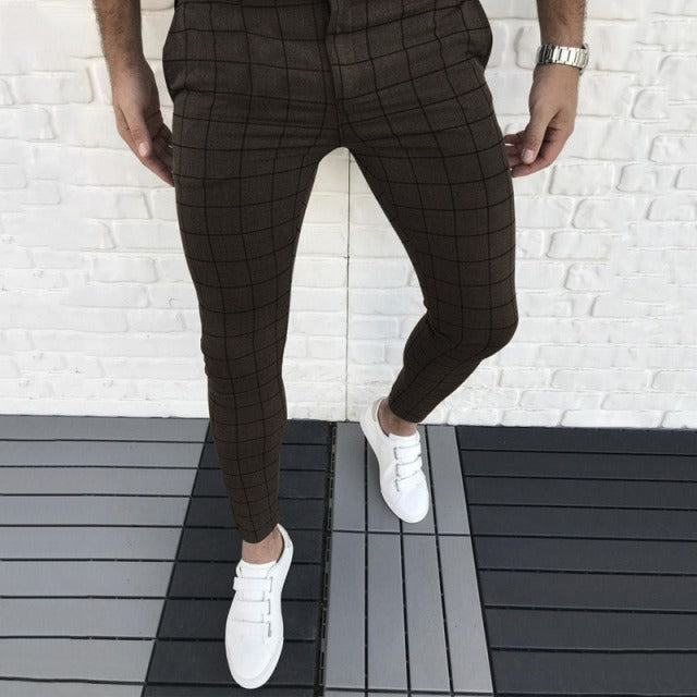 PlaidPerfection™ - Smart Casual Plaid Pants