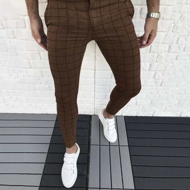 PlaidPerfection™ - Smart Casual Plaid Pants