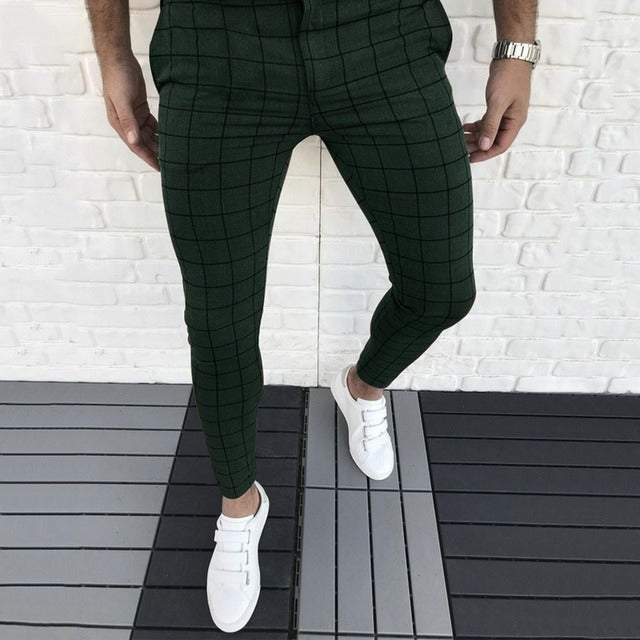 PlaidPerfection™ - Smart Casual Plaid Pants