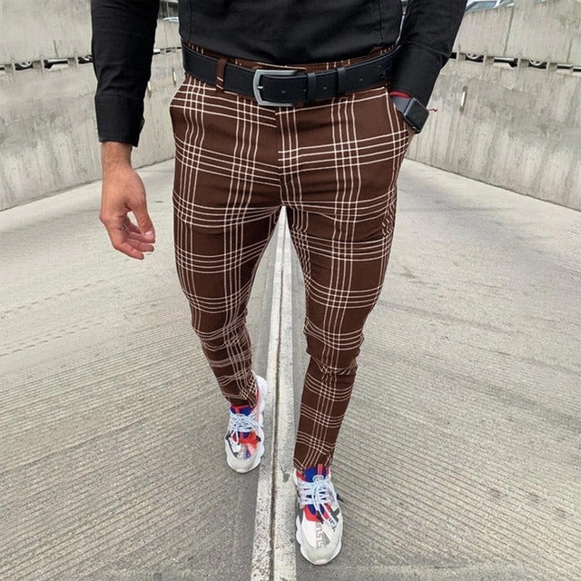 PlaidPerfection™ - Smart Casual Plaid Pants