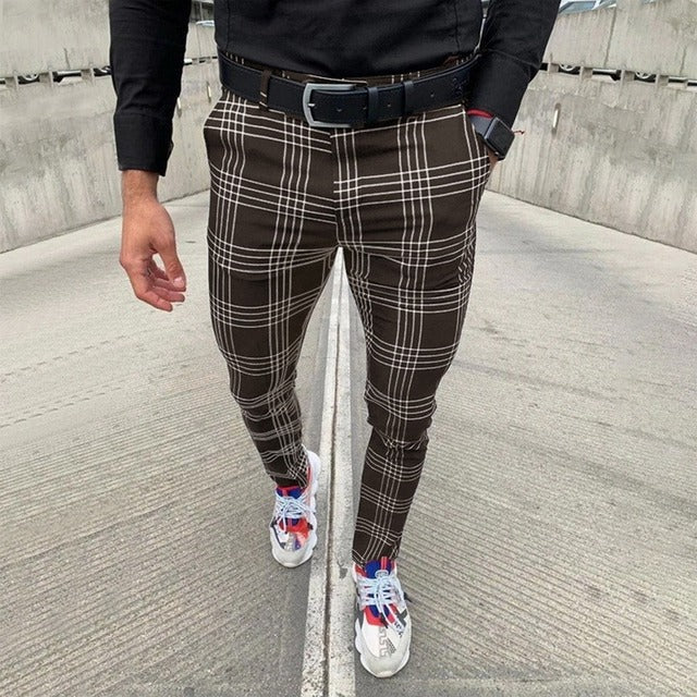 PlaidPerfection™ - Smart Casual Plaid Pants