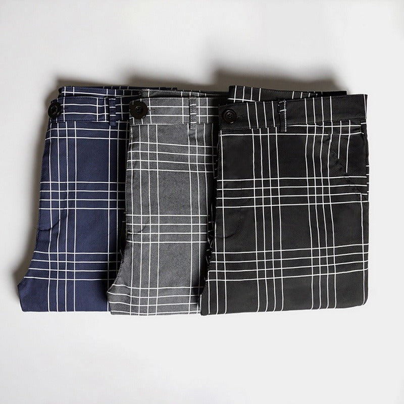 PlaidPerfection™ - Smart Casual Plaid Pants