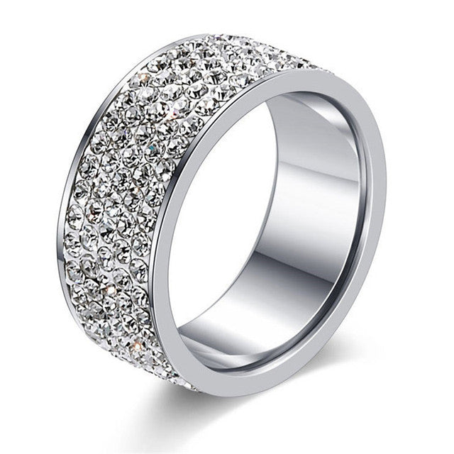 UNISEX Punk Vintage Black Stainless Steel Ring