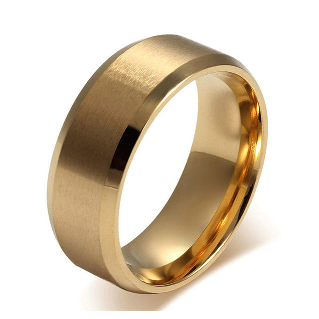 UNISEX Punk Vintage Black Stainless Steel Ring