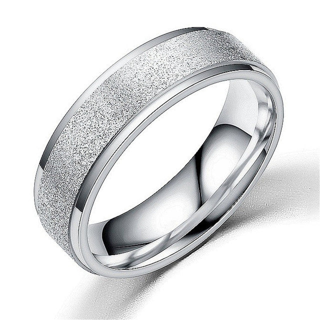 UNISEX Punk Vintage Black Stainless Steel Ring
