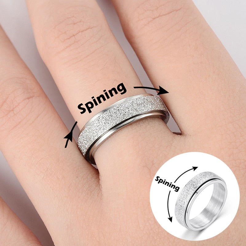 Spinn Away-Unisex Anxiety Fidget Spinning Ring