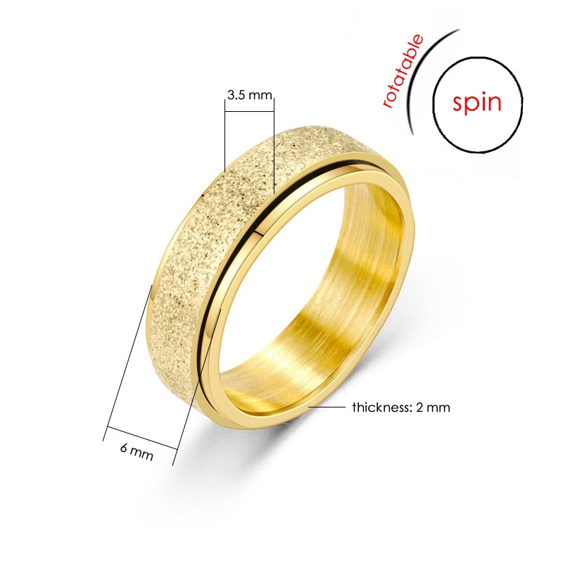 Spinn Away-Unisex Anxiety Fidget Spinning Ring