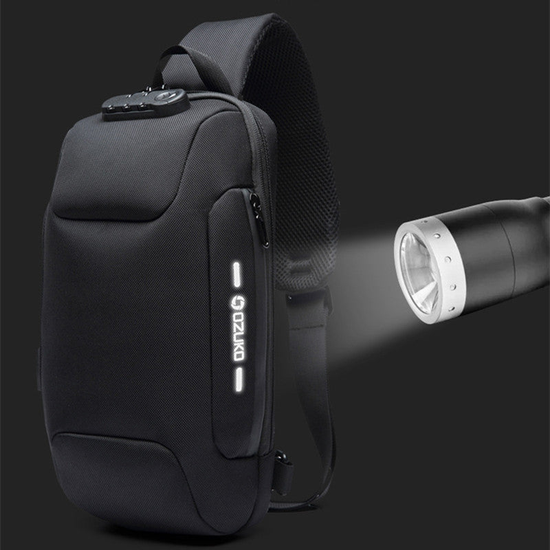 Multifunction USB Crossbody Bag Anti-Theft Shoulder Messenger Bags