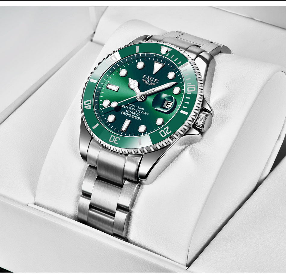 Mens Business Waterproof Quartz Wrist Watch
