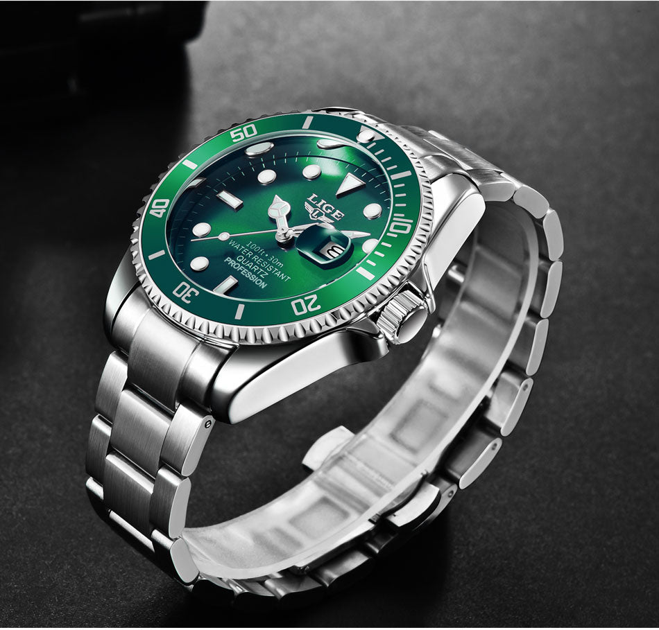Mens Business Waterproof Quartz Wrist Watch