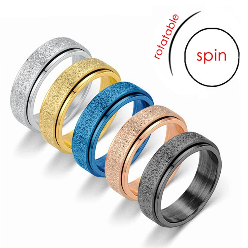Spinn Away-Unisex Anxiety Fidget Spinning Ring