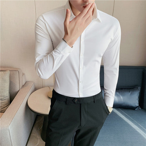 High Elasticity Casual Business Formal Dress Shirts
