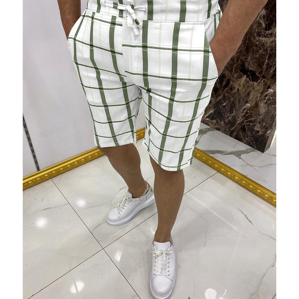 UrbanScout™ - Mens Casual Business Drawstring Shorts Summer Bermudas