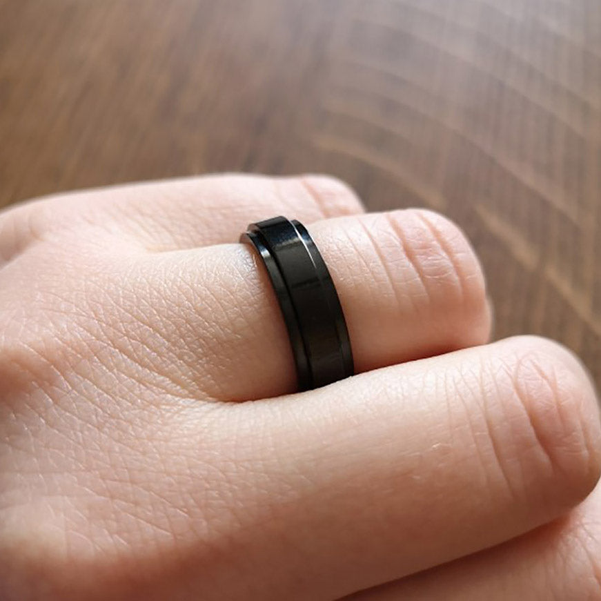 Anxiety Fidget Spinner Ring Rotate Ring