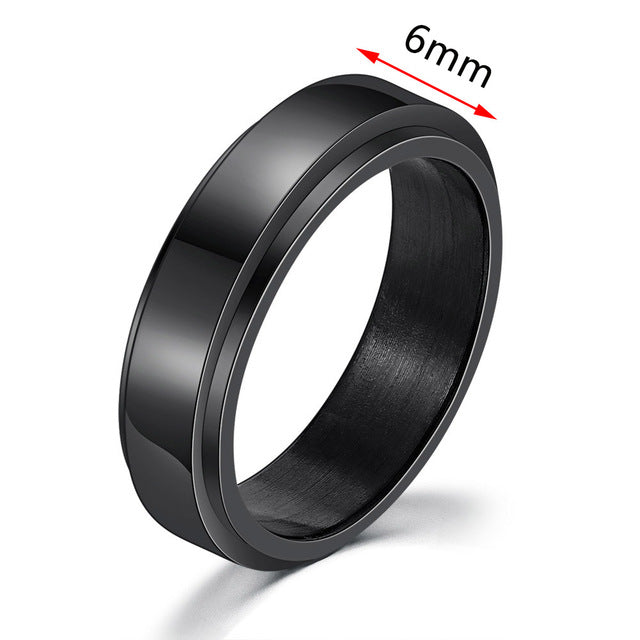 Anxiety Fidget Spinner Ring Rotate Ring